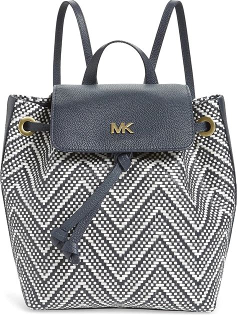 michael kors junie medium flap backpack|MICHAEL Michael Kors Junie Medium Flap Backpack.